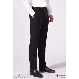 quần tây đen hàn quốc form slim fit