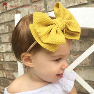♕s Cute Baby Soft Hairband Bowknot Headwearl Hair Accessories Elastic Band