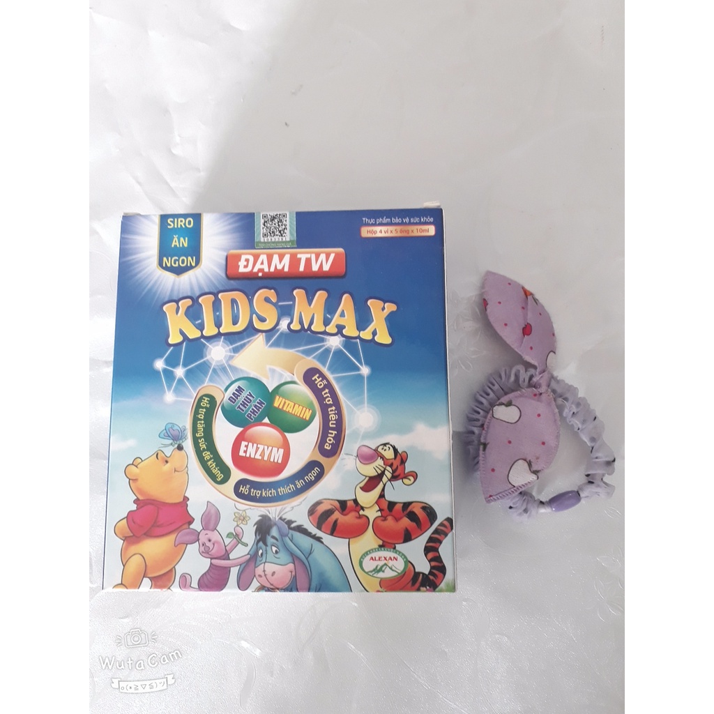 Siro ĐẠM TW KIDS MAX, giúp ăn ngon và tăng cường hấp thu chất dinh dưỡng, giúp bồi bổ cơ thể và tăng sức đề kháng