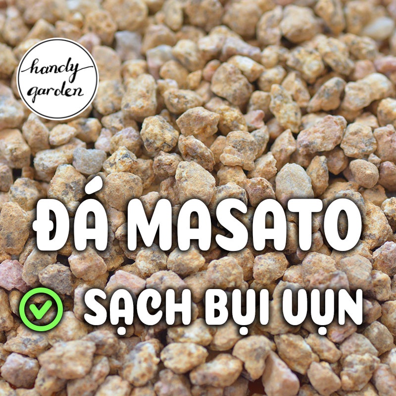 Đá khoáng MASATO Premium sạch bụi vụn, chuẩn kích thước 1-2mm, 2-4mm, 4-8mm, đá Maifan