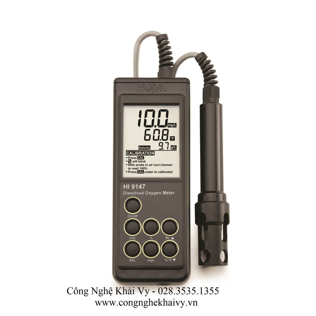 Máy đo Oxy hòa tan trong thủy sản cầm tay HANNA HI9147-04- Hàng chính hãng