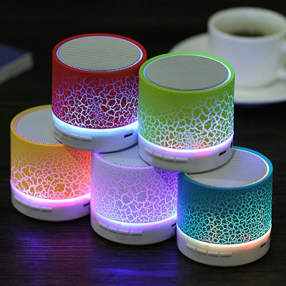 ♫A9 Mini Portable Wireless Bluetooth Speaker Crack Light TF USB Subwoofer [ LẺ=SỈ ]
