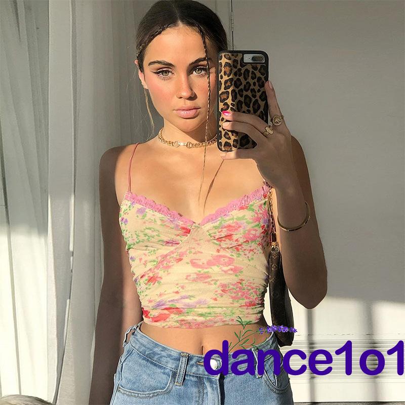 Áo Dây Nữ Cộc Tay Cổ Chữ V Quyến Rũ