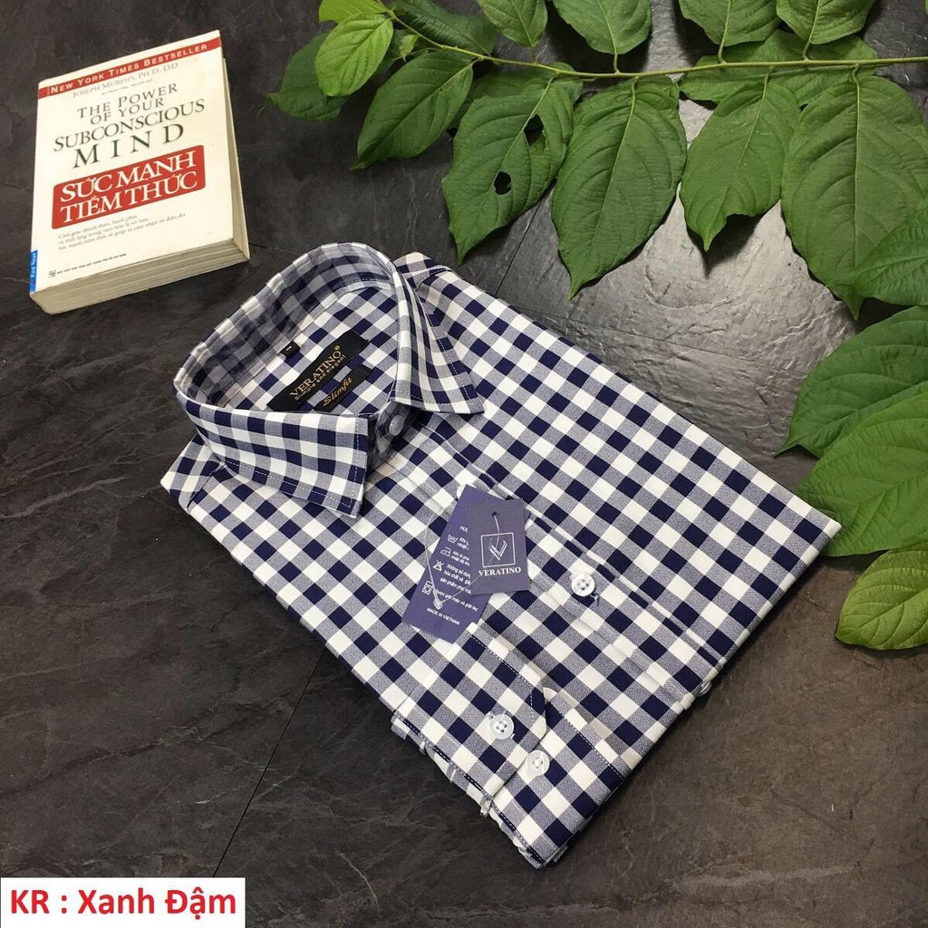 Áo sơ mi nam dài tay Ikemen gấp hộp Kẻ Ca Rô Vuông cao cấp, chất vải cotton mịn phong cách công sở(SMKV) | BigBuy360 - bigbuy360.vn