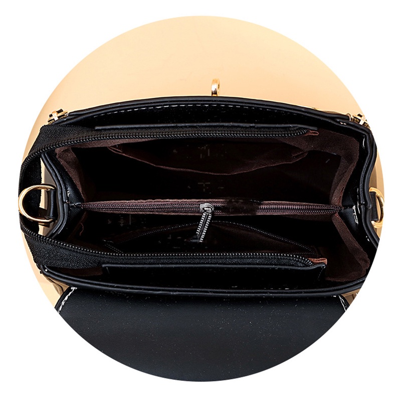 Túi Đeo Vai Hình Vuông Phối Dây Đeo Sợi Xích Bản Rộng Thời Trang Cho Nữ