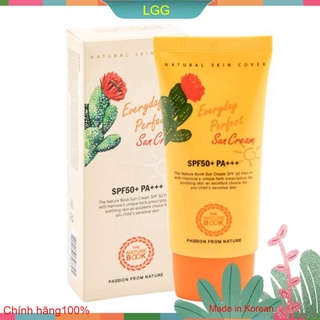 [ CHÍNH HÃNG ] Kem chống nắng hoàn hảo SPF50+PA+++ The Nature Book Hàn Quốc bảo vệ da tối ưu, chông năng cực mạnh