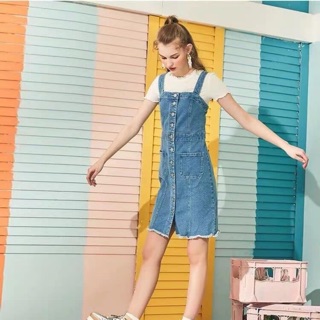 Hàng sẵn Yếm jean tặng kèm áo