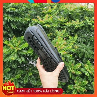 Giày nam, giày lười, giày mọi nam big size size lớn da bò thật