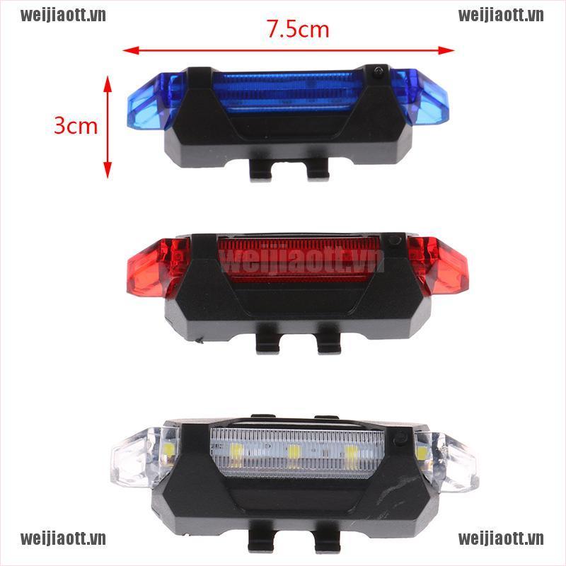 Đèn Led 5 Bóng Cho Đuôi Xe Đạp Có Cổng Sạc Usb