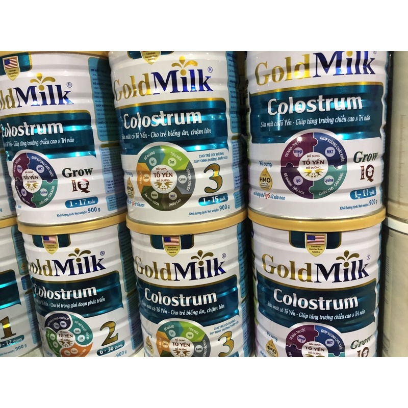 Sữa GoldMilk colostrum 1-2-3 900g