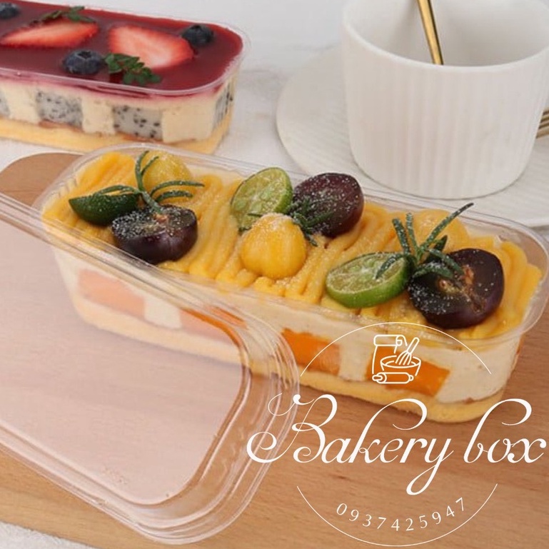 Set 100 Hộp XY599 Đựng Bánh Lạnh - Tiramisu - Mousse