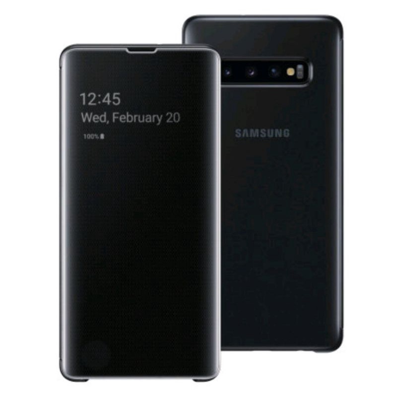 Bao Da Clear View Samsung S10 nguyên siu chính hãng SSVN