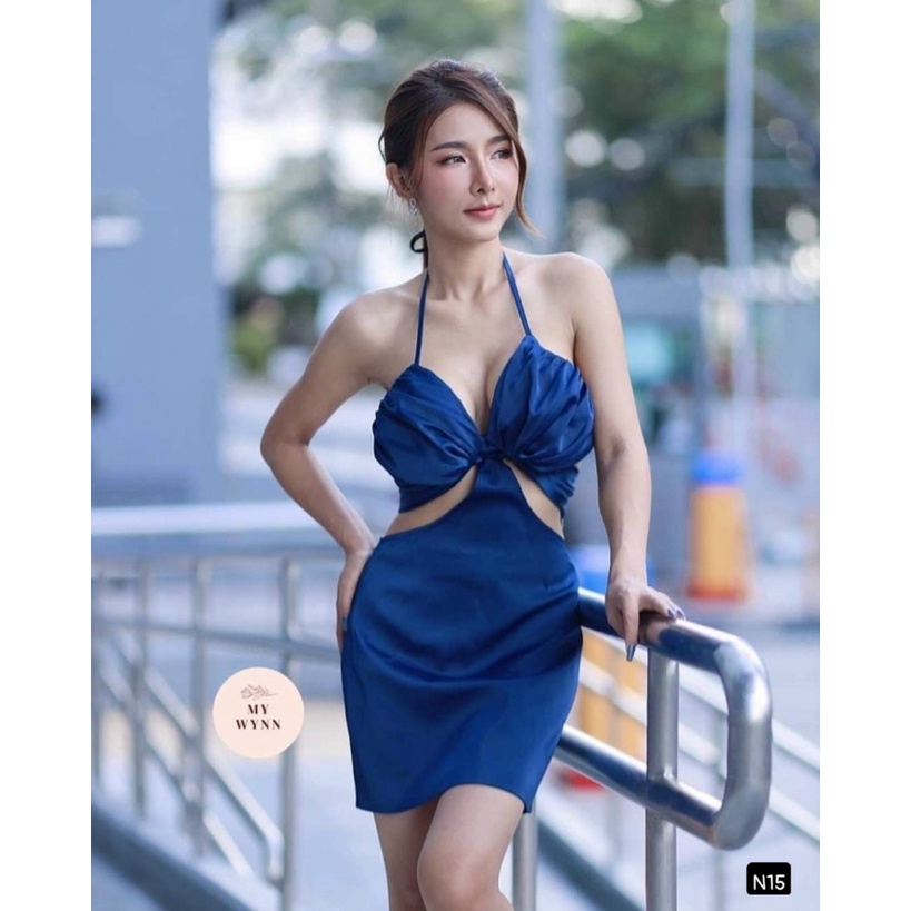 Đầm Body Nữ Cắt Xẻ Hở Bạo Cho Các Nàng Thích Phong Cách Chảy Lửa Nóng Bỏng Quyến rũ Pu