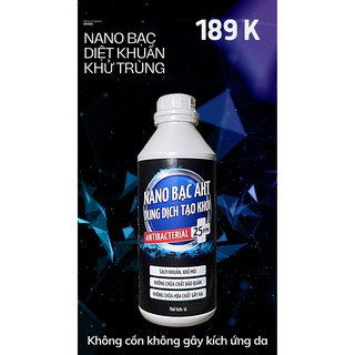 Nano Bạc Diệt Khuẩn, Khử Mùi, Tạo Khói 1 Lít