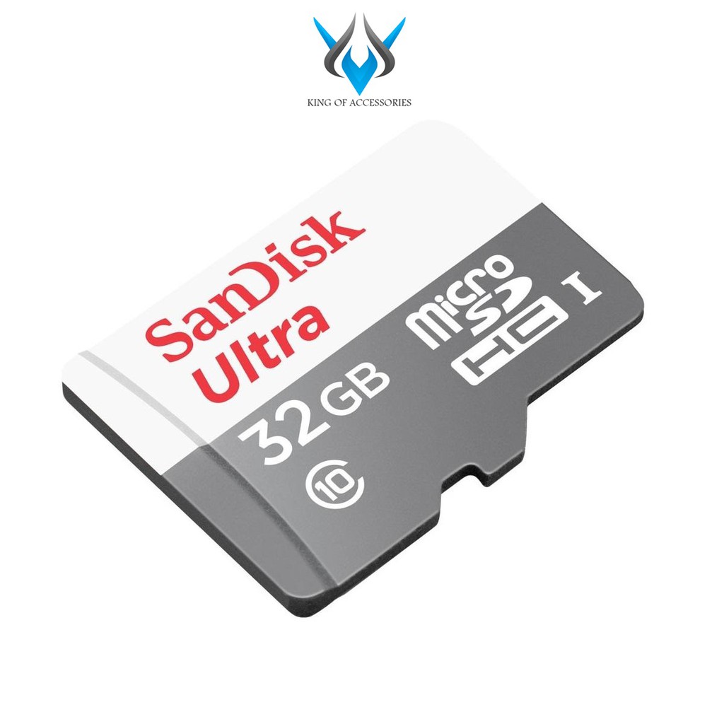 Thẻ nhớ MicroSDHC SanDisk Ultra 533X 32GB 80MB/s kèm Adapter (Xám)