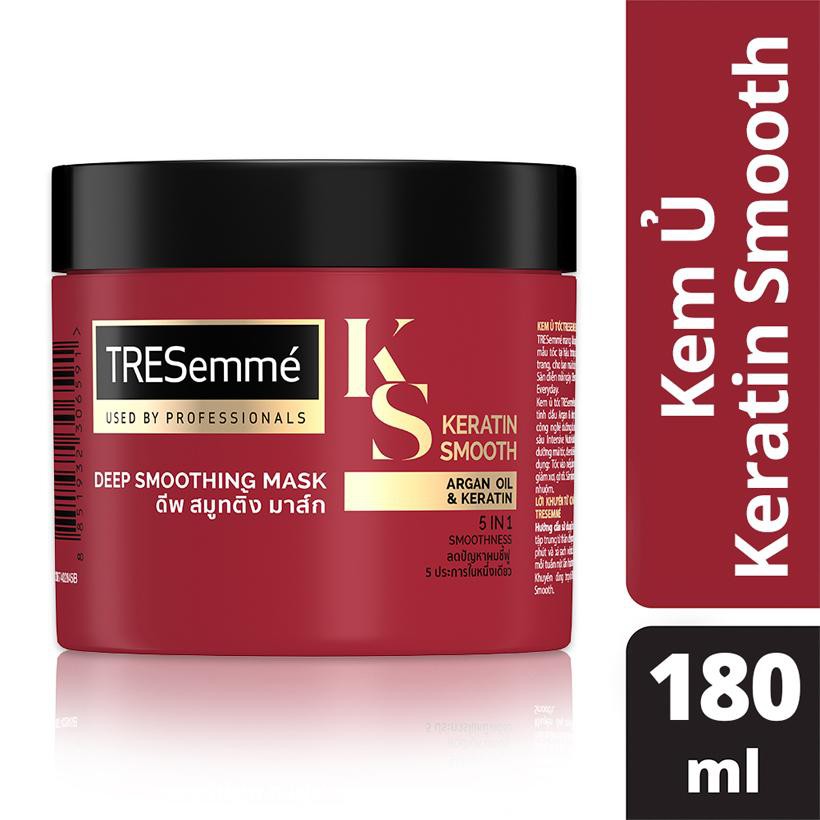 Kem Ủ Keratin Smooth Vào Nếp Suôn Mượt 180ml