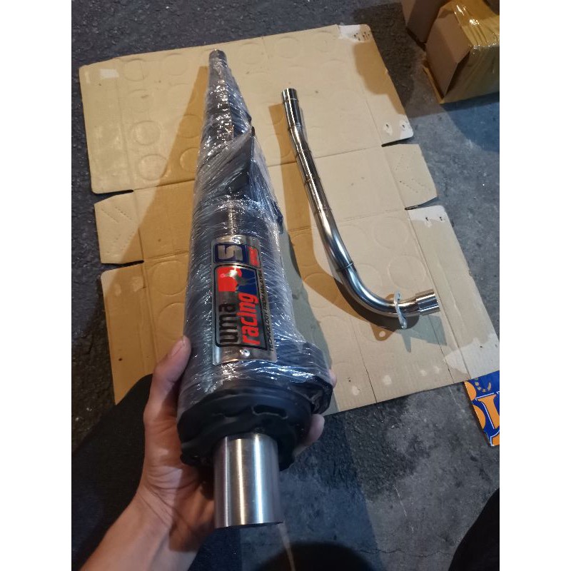 Pô uma 1 :1 sirius. dream. Wave exciter winner móc sẵn đuôi inox có cổ pô