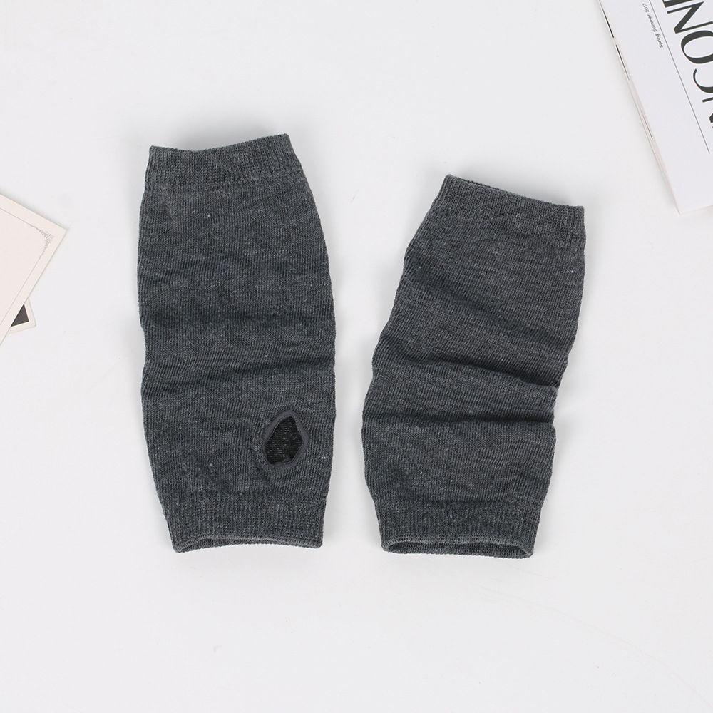 26EDIE Găng Tay Len Hở Ngón Mềm Mại Giữ Ấm Phong Cách Hip Hop