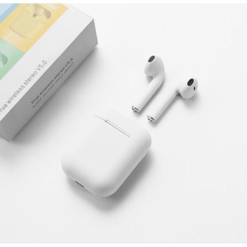 Tai nghe blutooth i12 TWS cảm ứng vân tay nhỏ gọn tiện lợi | BigBuy360 - bigbuy360.vn