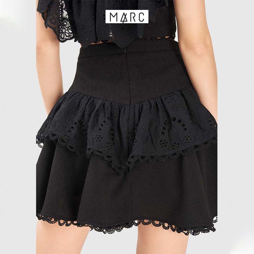 Chân váy nữ MARC FASHION xòe 2 tầng phối ren | BigBuy360 - bigbuy360.vn