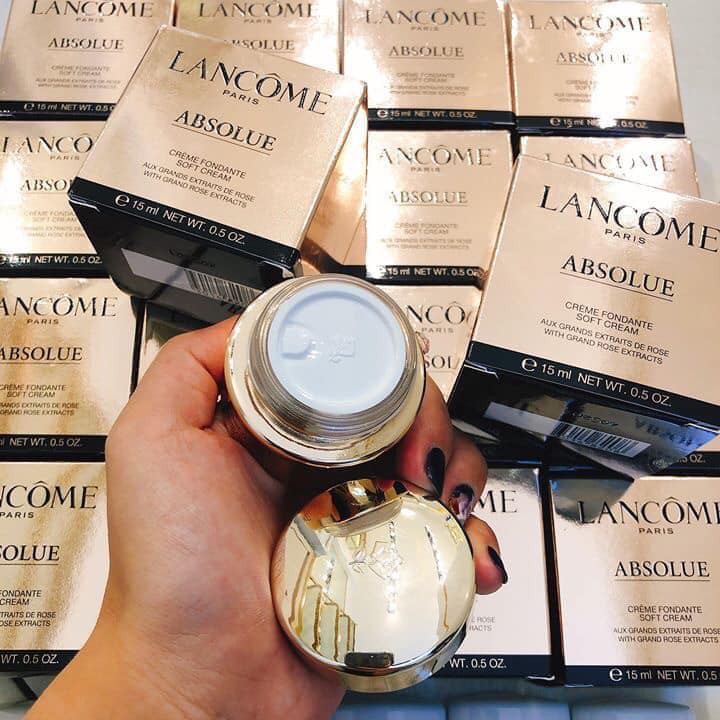 Lancôme - Kem Dưỡng Ngăn Ngừa Lão Hoá ABSOLUE SOFT CREAM WITH GRAND ROSE EXTRACTS 15ml
