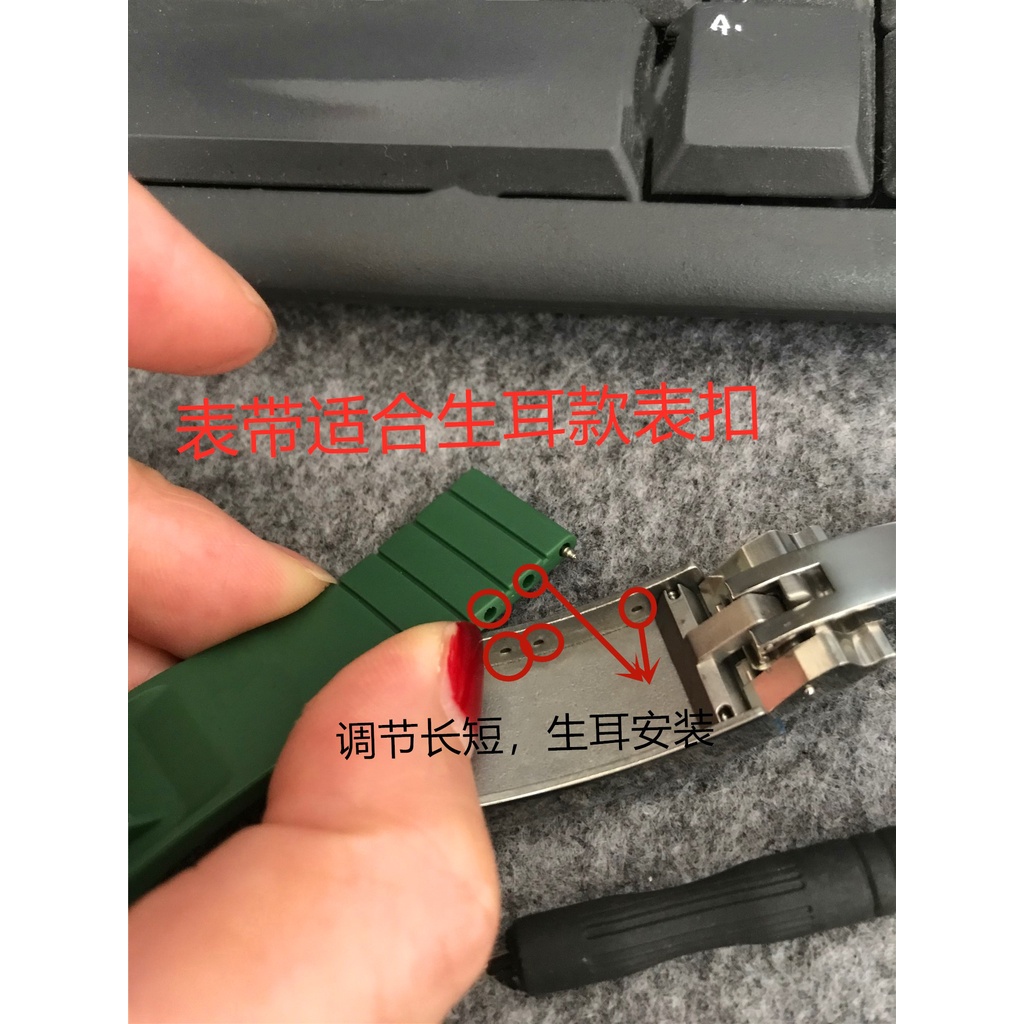 Dây Đeo Thay Thế Bằng Cao Su Silicon Cho Rolex 20mm Vĩnh Viễn Vĩnh Viễn