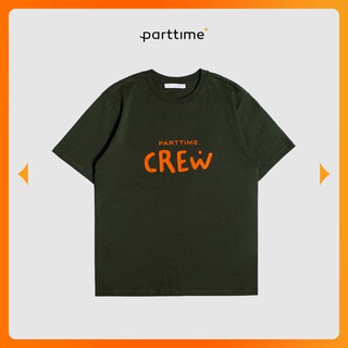 Áo Thun Form Rộng Tay Ngắn Cổ Tròn Chất 100% Cotton Hai Chiều Thoáng Khí - PARTTIME® TYPO TEE SHIRTS