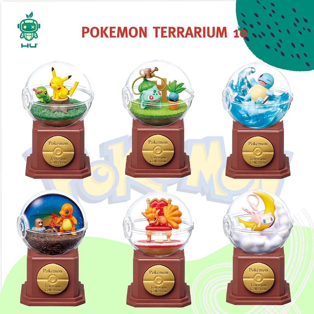 Mô hình Pokemon trưng bày Rement Terrarium set 10