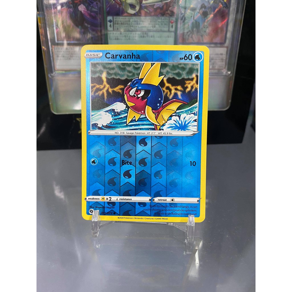 [ Dưa Hấu Yugioh ] Lá bài thẻ bài Pokemon Carvanha
