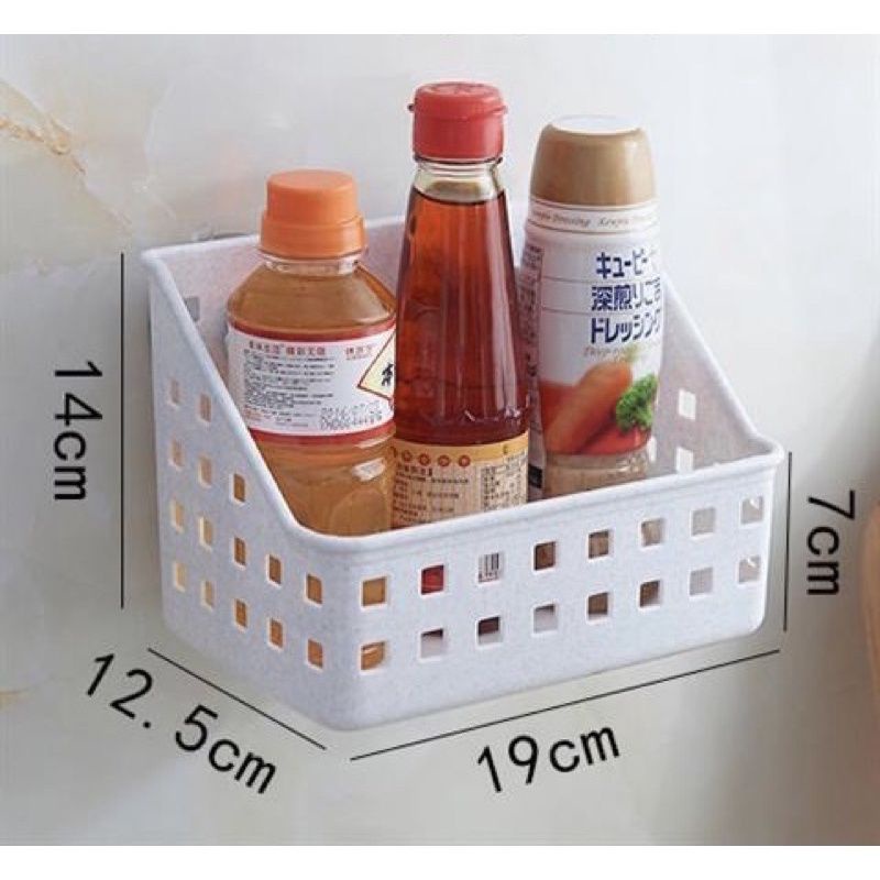 KỆ MỸ PHẨM DÍNH TƯỜNG NHÀ TẮM, NHÀ BẾP HÚT CHÂN KHÔNG