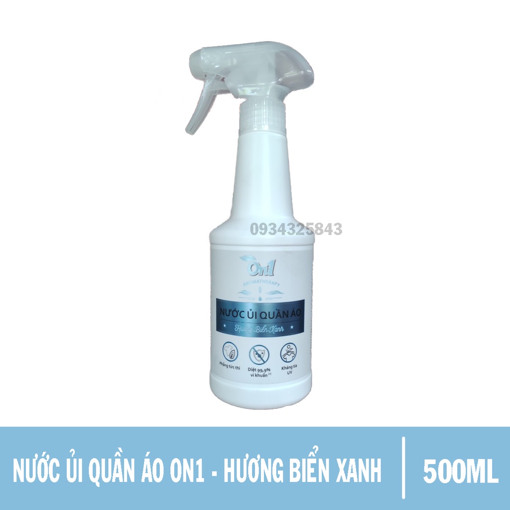 Nước xịt ủi quần áo cao cấp On1 500ml hương Biển xanh