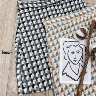 Set áo len chân váy dạ ( có bán rời)