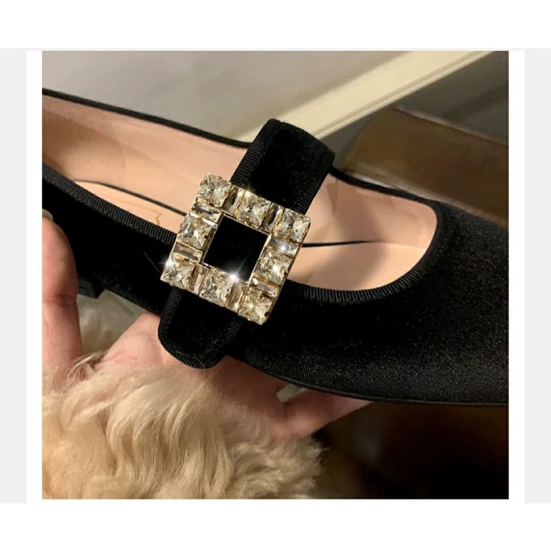 Giày marry jane quai đính đá