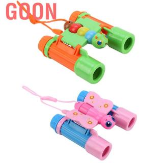 Goon 4 times PVC Children Binoculars 11x7x5cm Pocket Size Telescope Magnifying Glass Toy Nature Outdoor with Cute Animal