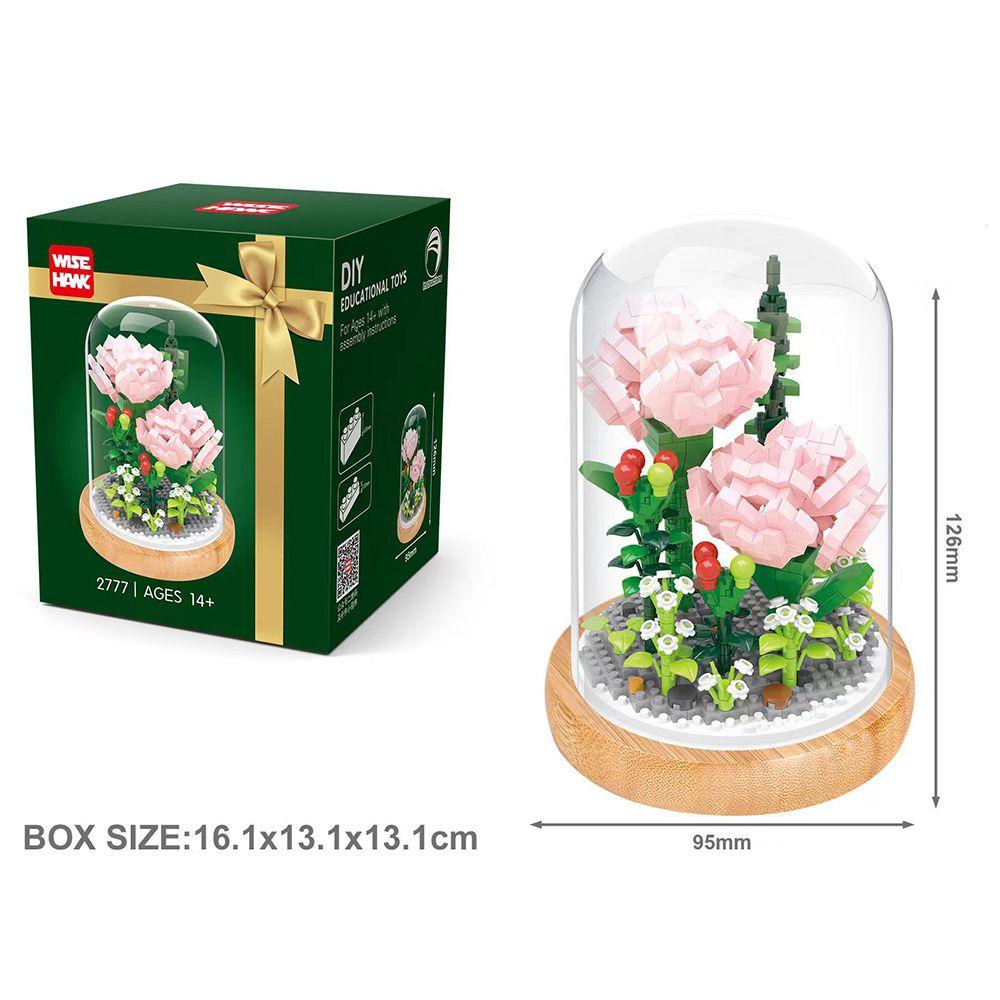 Đồ Chơi Lắp Ráp Hình Hoa Hồng Ba Chiều Sáng Tạo