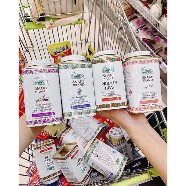 Phấn lạnh Thái Lan Snake Brand 140g - BX0184