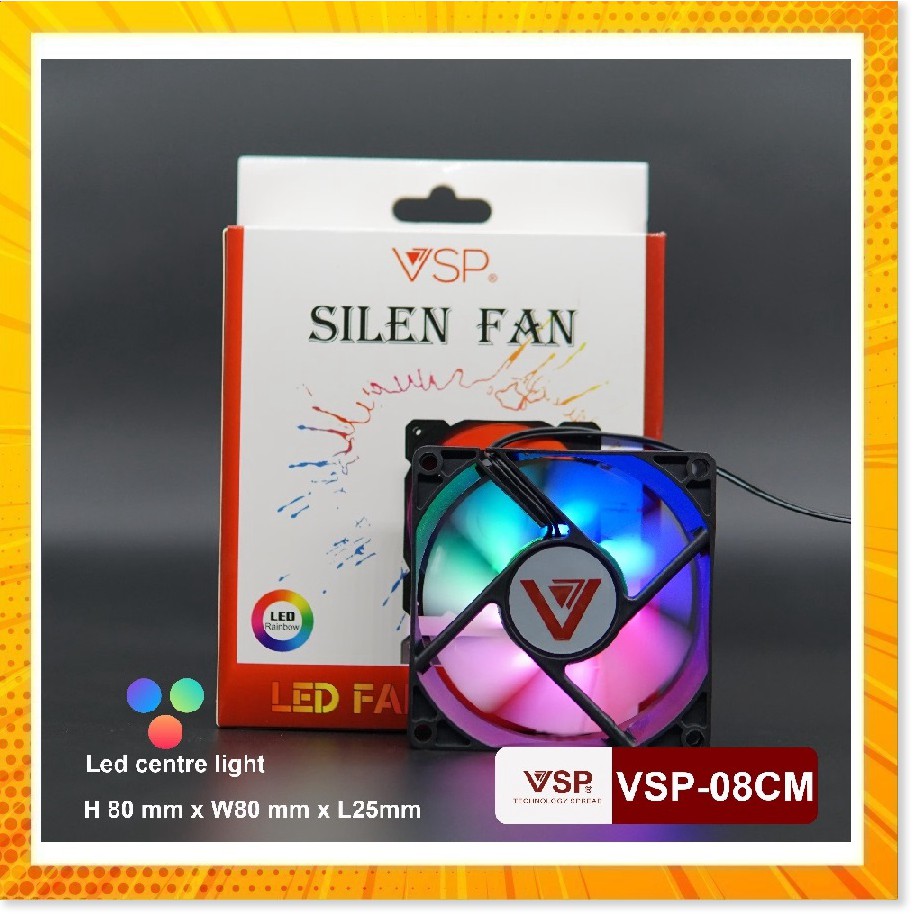 Fan Case V-08CM LED (8cm)