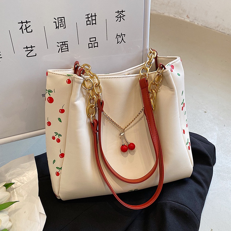 Túi Đeo Vai Sức Chứa Lớn Họa Tiết Hoa Dành Cho Nữ