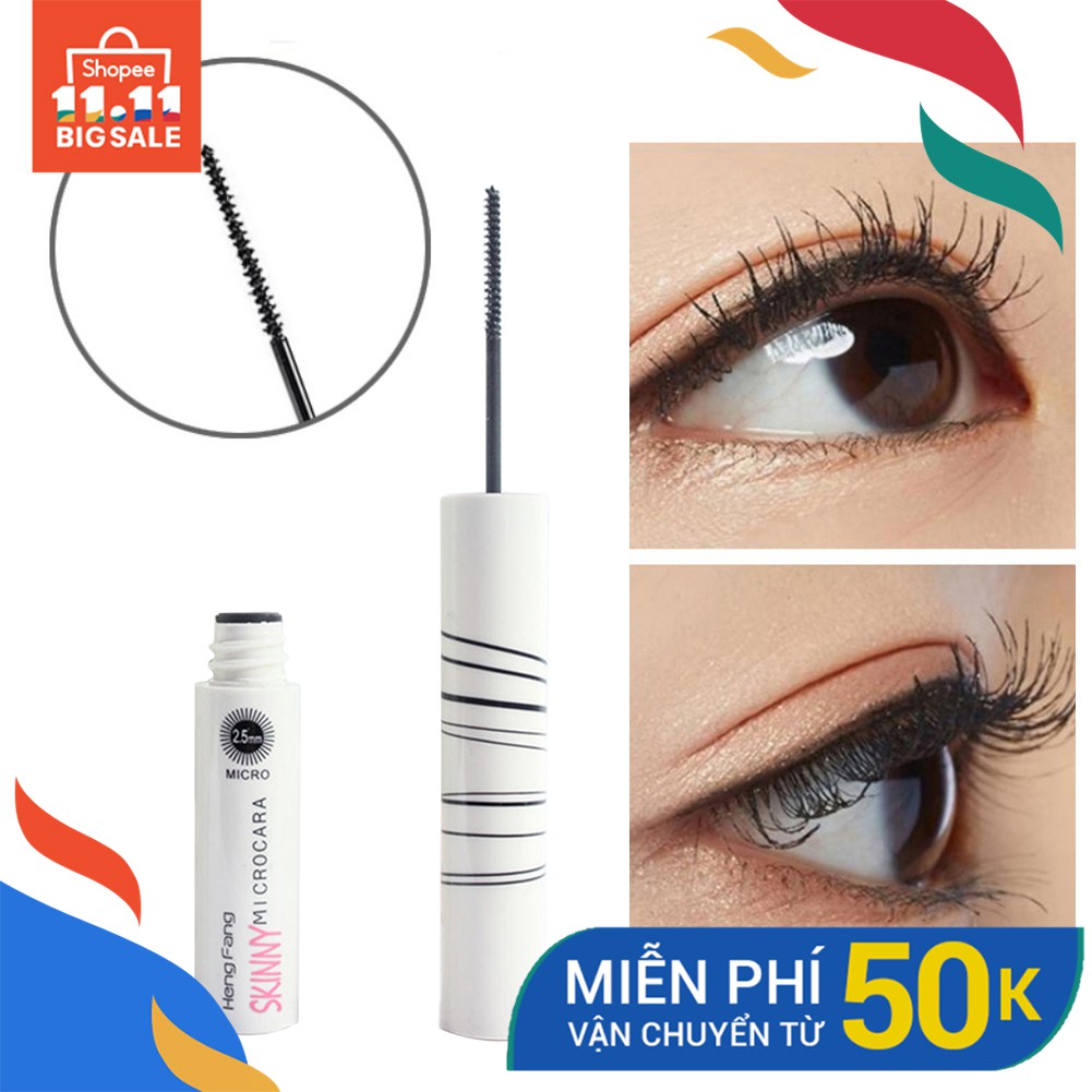 Mascara chống thấm/chống nhòe làm cong và dài mi