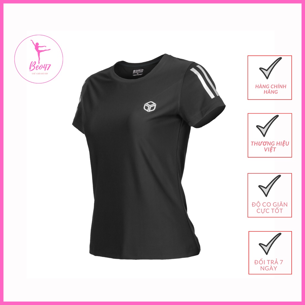 Áo thể thao nữ thun lạnh tập gym yoga cổ tròn cao cấp mềm mịn thiết kế sang trọn tôn dáng phụ nữ việt BEO47 TH004