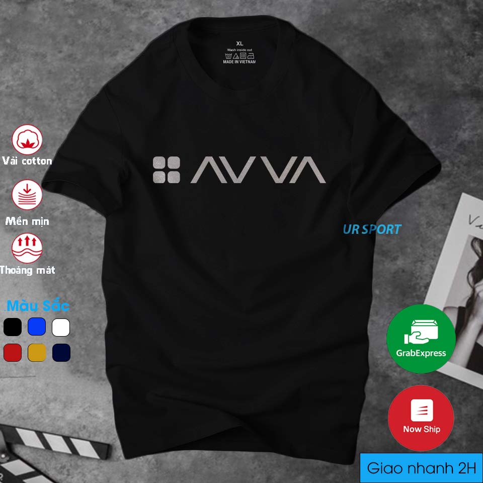 Áo thun nam cổ tròn Avva thời trang cá tính, chất vải cotton 4 chiều cao cấp thoáng mát