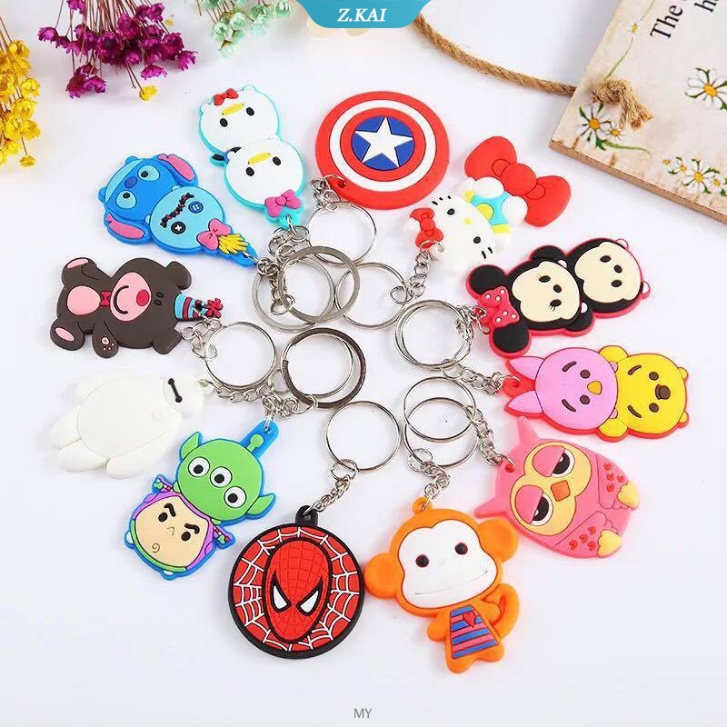 Móc khóa silicon hoạt hình