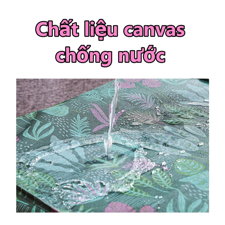 Túi vải canvas đựng đồ size lớn 100L - Giỏ đựng quần áo chăn màn tiện lợi [ Siêu Rẻ ]
