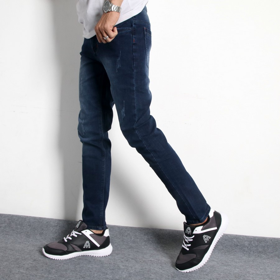 Quần jean nam xanh co giãn vải đẹp TS500 Tronshop | BigBuy360 - bigbuy360.vn