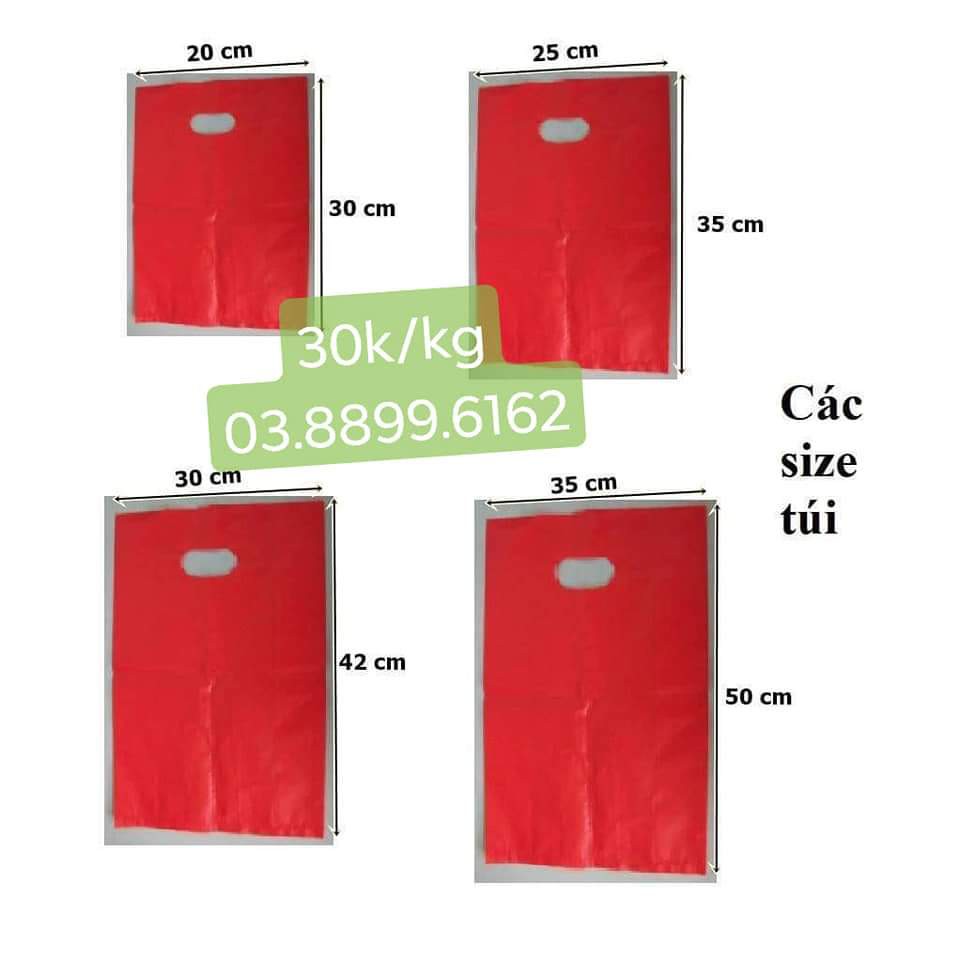 Túi Nilon Hd đỏ