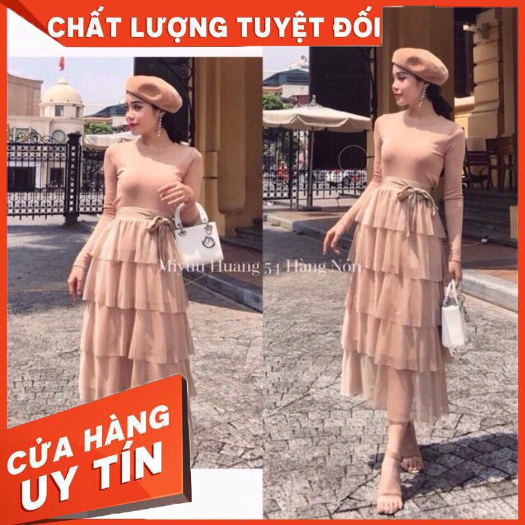 {SP CHẤT LƯỢNG}_ CHÂN VÁY TẦNG MAXI_CHÂN VÁY TẦNG DÀI VẢI TƠ MỀM MẠI -GIAO ĐÚNG MẪU | BigBuy360 - bigbuy360.vn