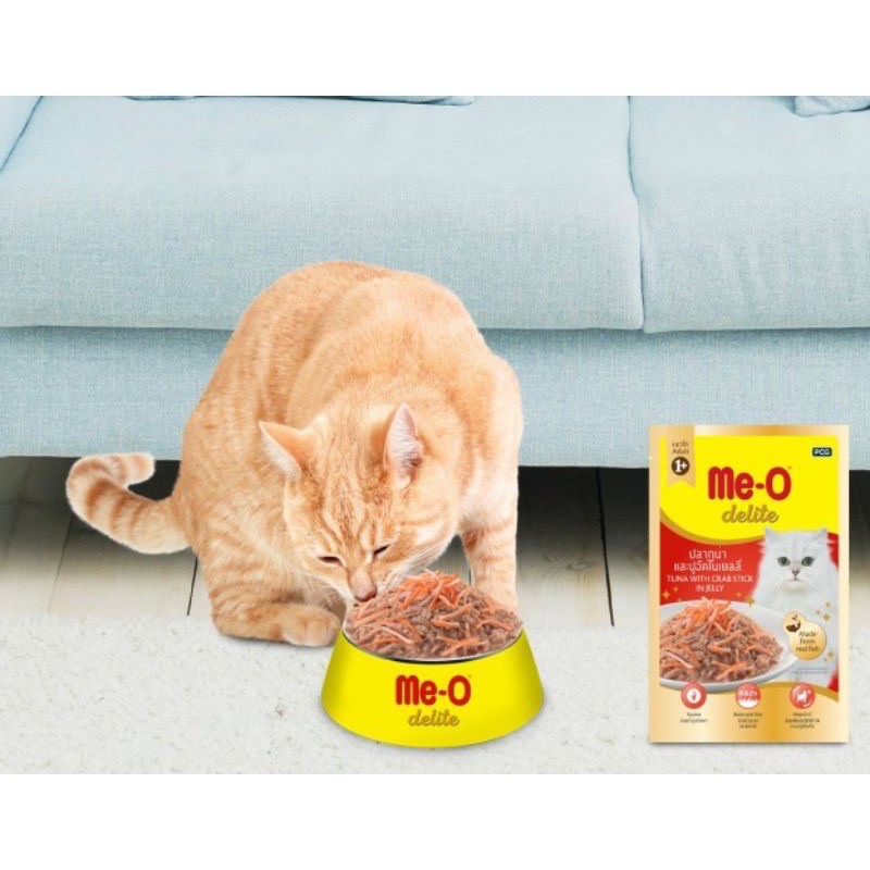 🛍 Combo Me-O: hạt khô cho mèo 350g + Kem thưởng Me-O creamy 60g + Pate/thức ăn ướt Me-O Delite 70g 🐱  🐱  🐱