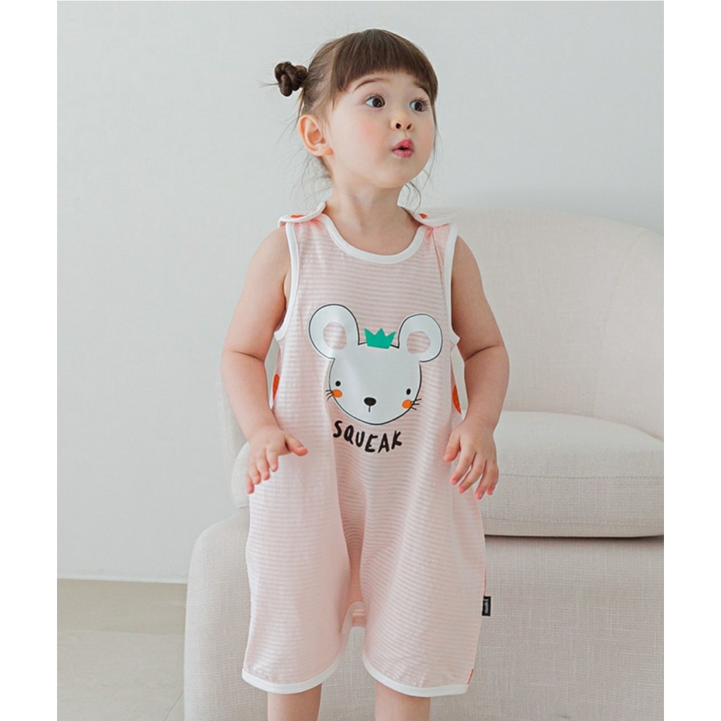 Túi ngủ hè trẻ em️🍄thu đông️🍄Cordi Hàn Quốc nội địa-Thỏ cam siêu xinh