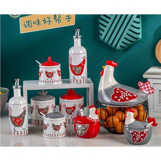 Bộ sưu tập Đồ dùng phòng bếp Gà đỏ