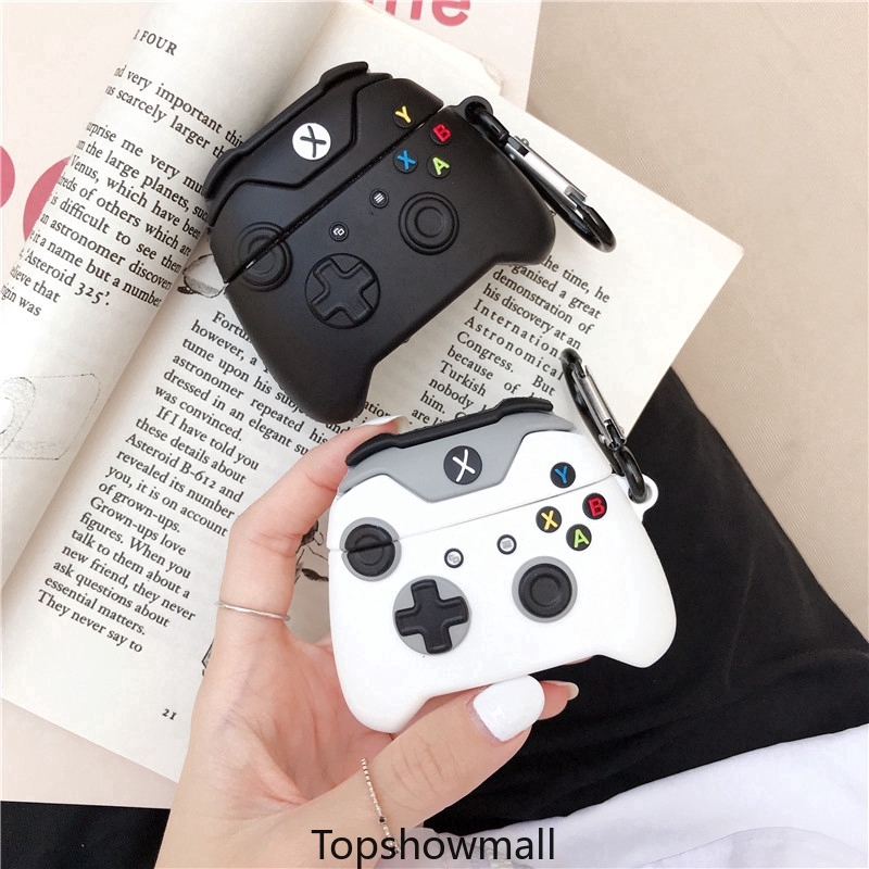 Vỏ bọc bảo vệ hộp đựng tai nghe Airpods Pro thiết kế dạng tay cầm chơi game XBOX